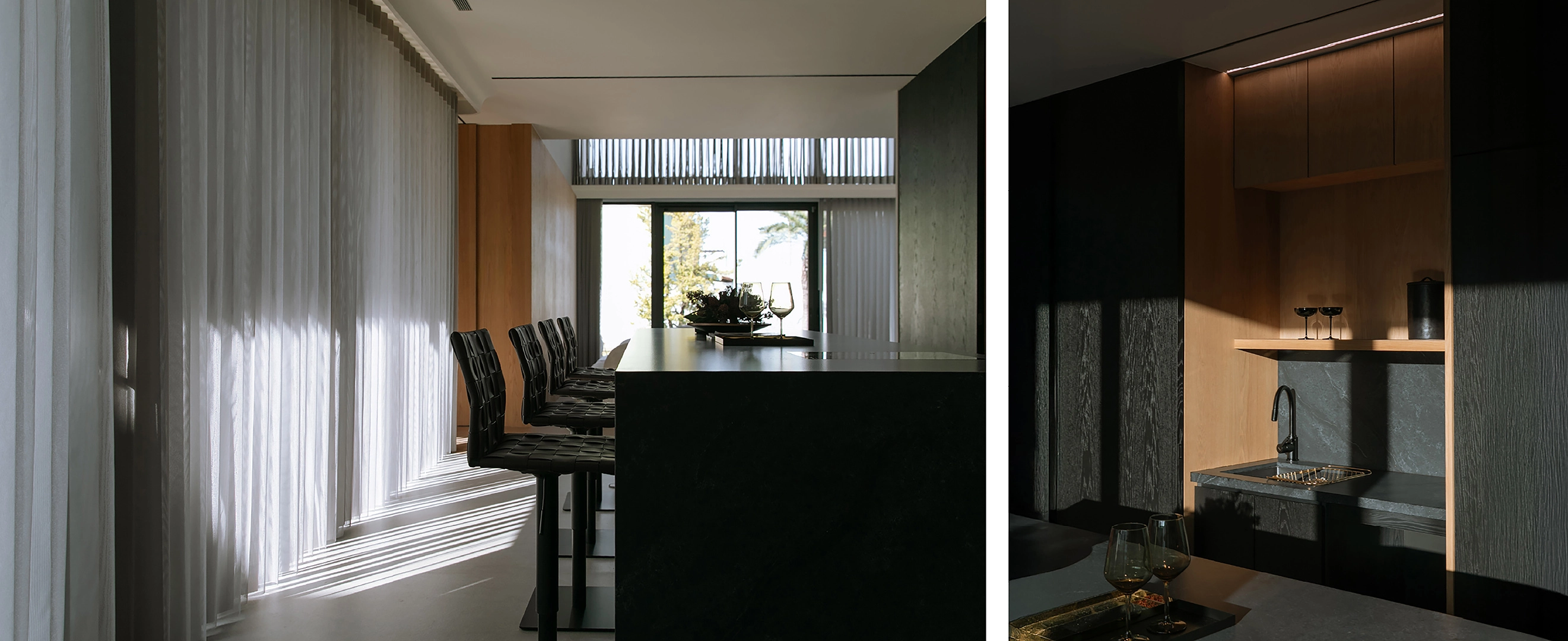 廊道與光線的變化