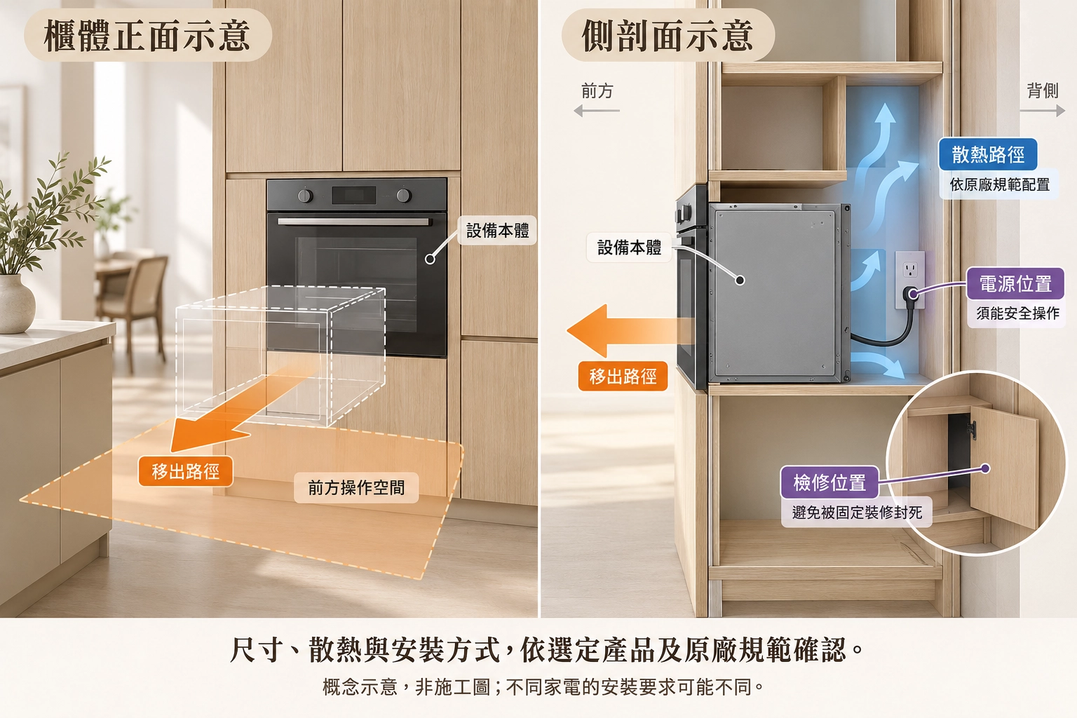 concealed-appliance-service-clearance