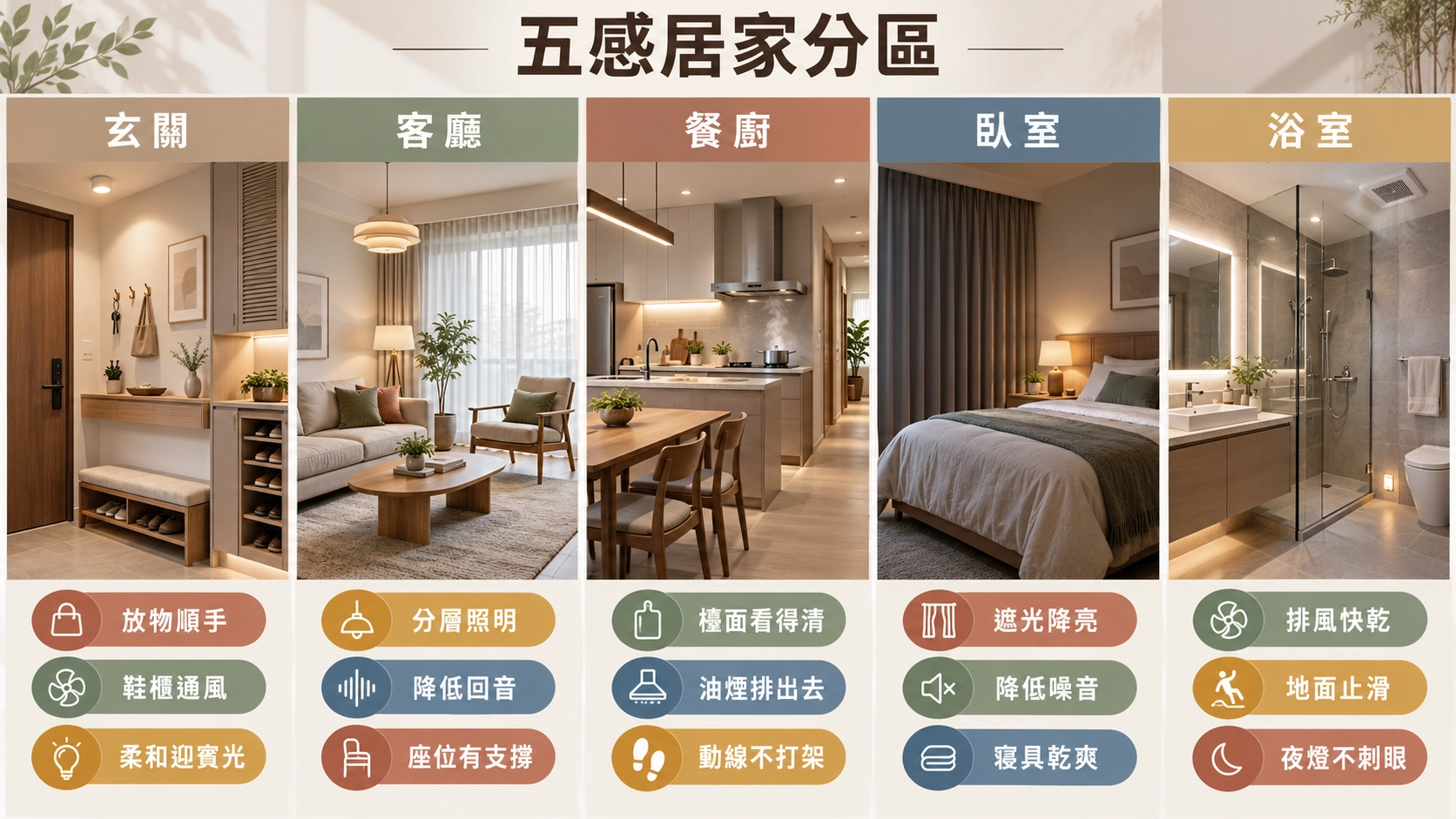 five-senses-room-zoning