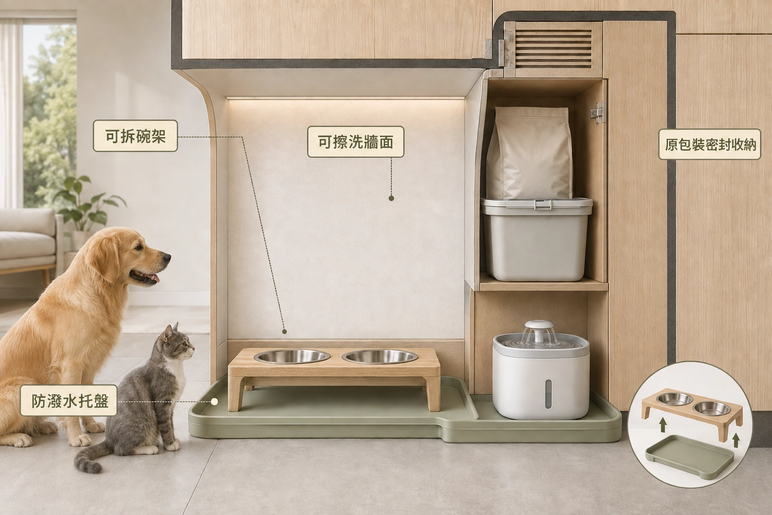 pet-feeding-water-station