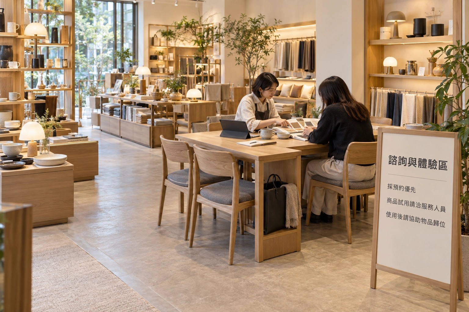retail-lifestyle-service-setting
